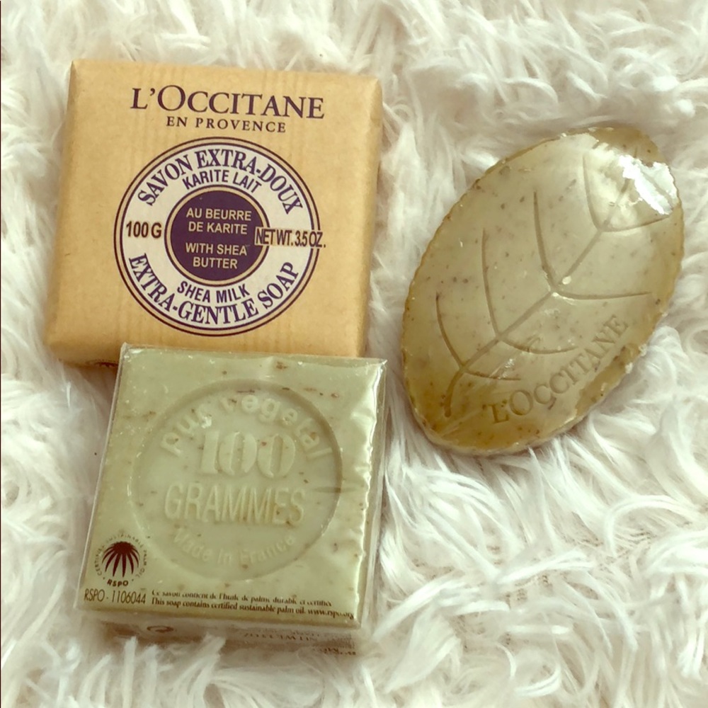 3 soap 🧼 l’occitane